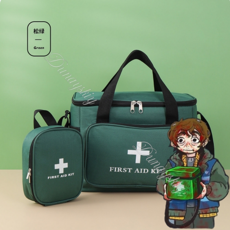 First Aid Bag Kit - 녹색 응급 처치 키트 가방, 영화