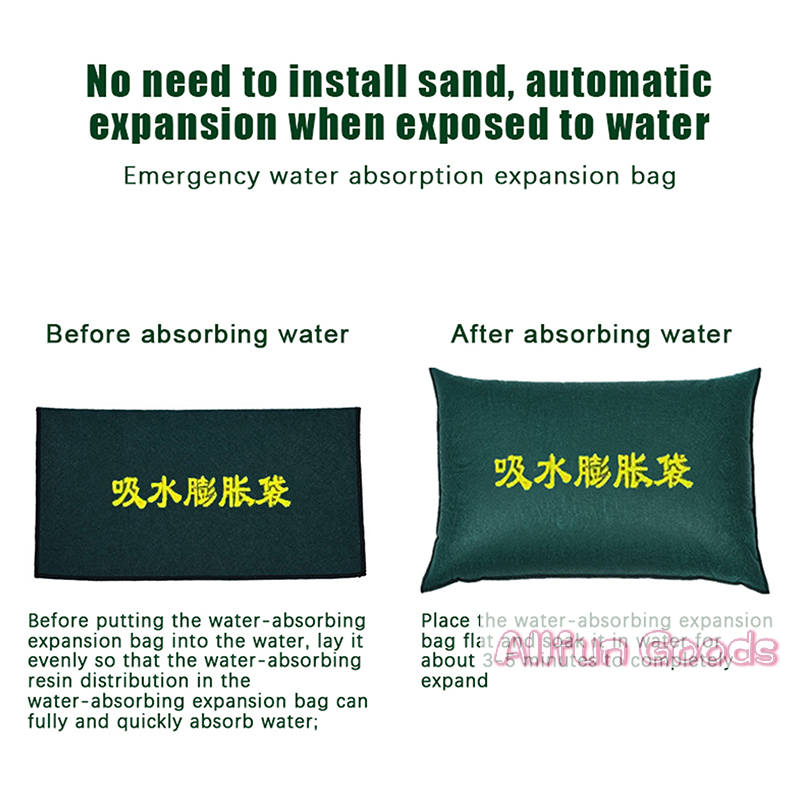 [T5] 흡수성 모래 주머니, 재사용 가능한 방수용 주 - Flood Barrier Bag 리뷰 및 가격