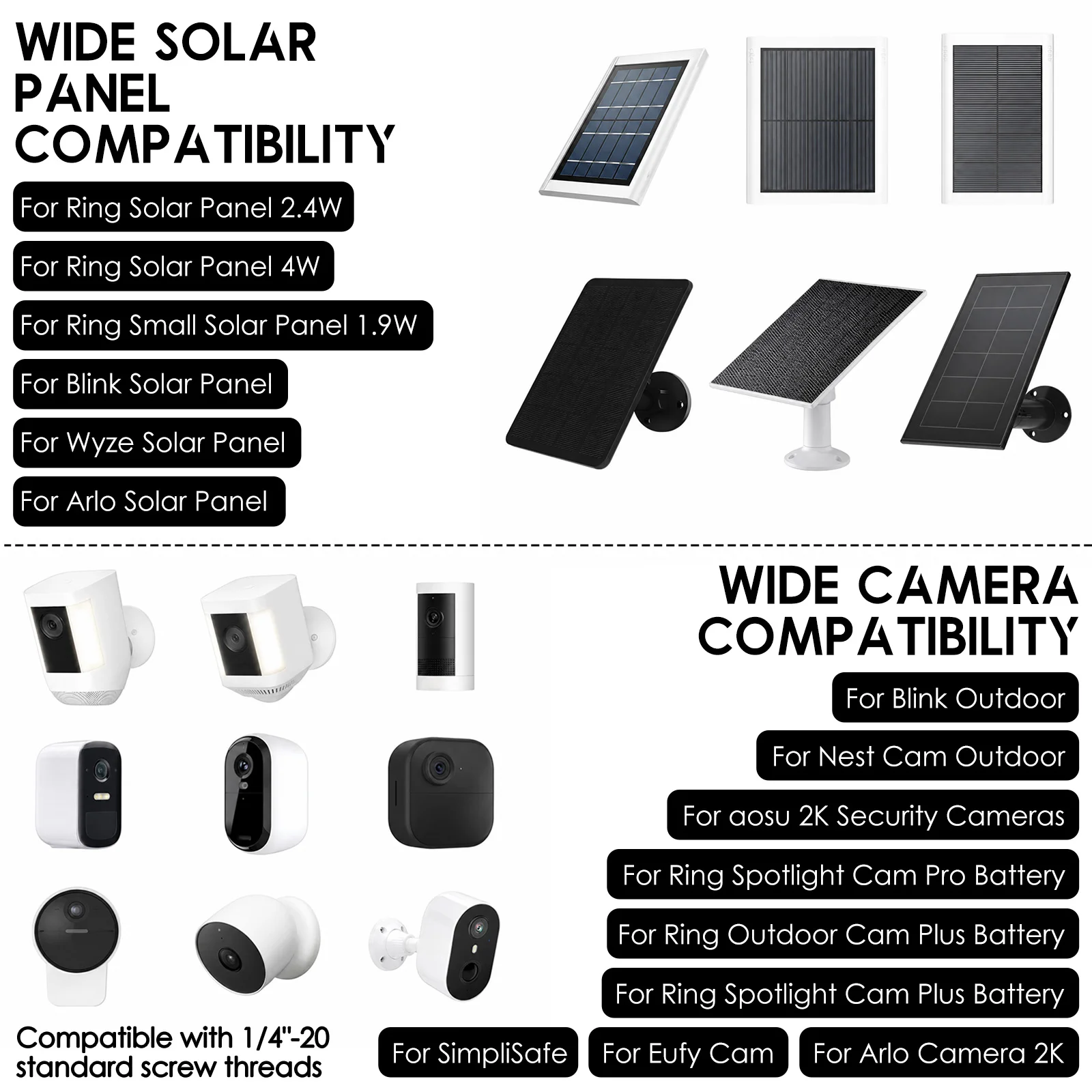 2-in-1 태양광 패널 및 보안 카메라 마운트 브래킷 - Eufy Camera E220 리뷰 및 가격