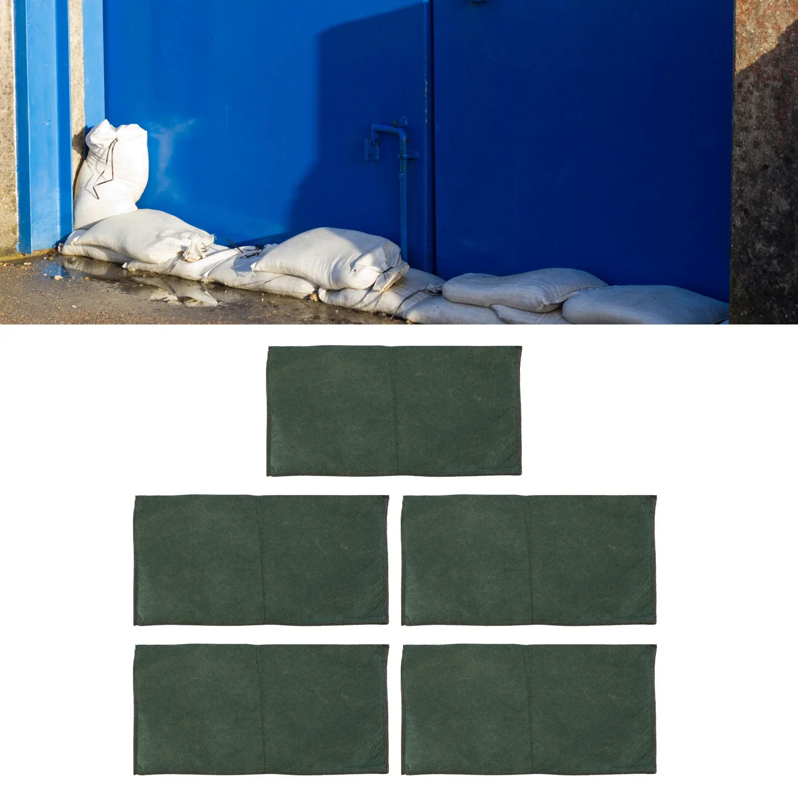 5pcs 홍수 물 배리어 가방 부직포 흡수성 수지 홍수 - Flood Barrier Bag 리뷰 및 가격